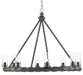 Currey and Company - 9000-0511 - Eight Light Chandelier - Light MolE