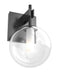 DVI Lighting - DVP27001GR-CL - One Light Wall Sconce - Courcelette - Graphite with Clear Glass