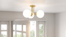 Landry Semi-Flush Mount-Semi-Flush Mts.-Quoizel-Lighting Design Store