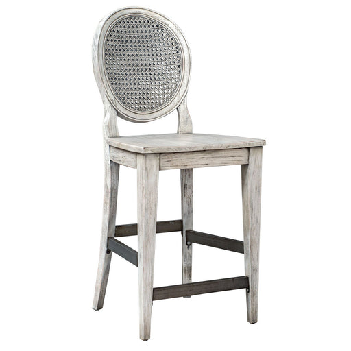 Uttermost - 25438 - Counter Stool - Clarion - Aged White