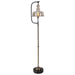 Uttermost - 28193-1 - One Light Floor Lamp - Elieser - Antiqued Brushed Brass