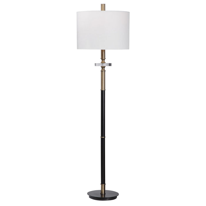 Uttermost - 28196-1 - One Light Floor Lamp - Maud - Antique Brass