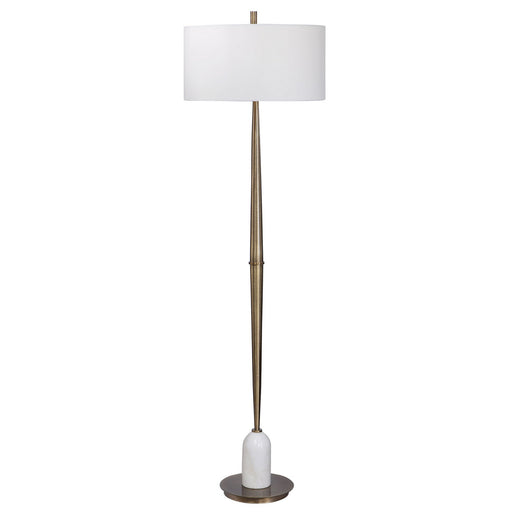 Uttermost - 28197 - One Light Floor Lamp - Minette - Antique Brass