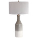 Uttermost - 28204 - One Light Table Lamp - Savin - Glossy Warm Gray Glaze