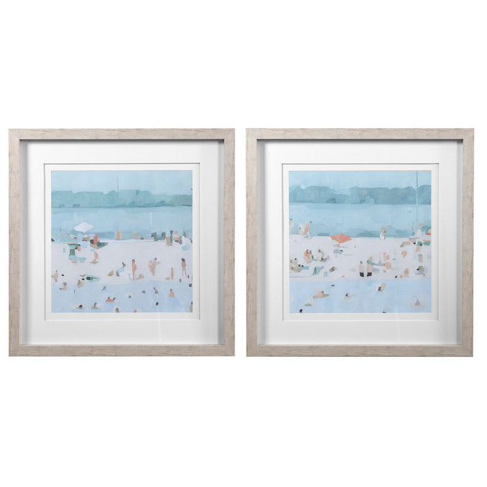 Uttermost - 33695 - Framed Prints, Set/2 - Sea - Light Driftwood