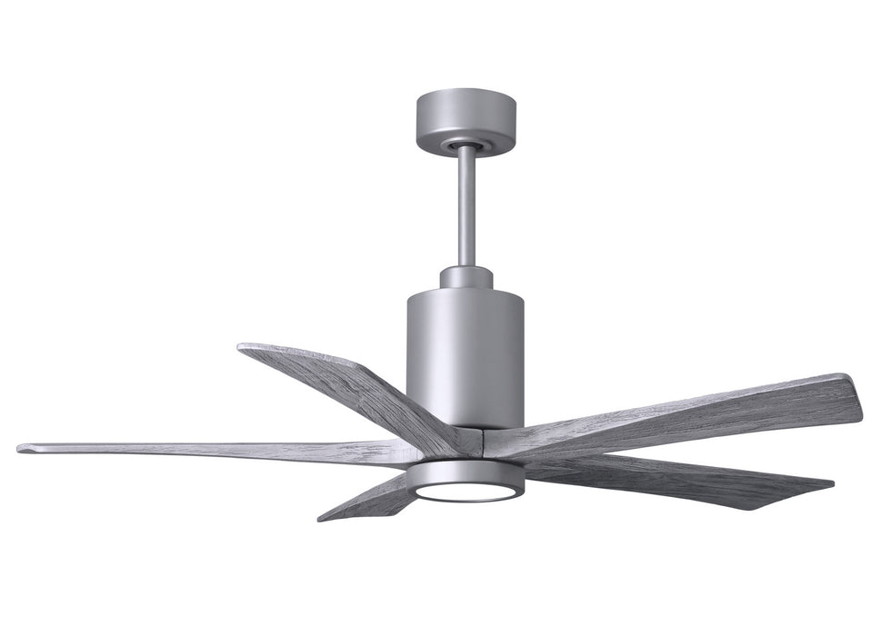 Matthews Fan Company - PA5-BN-BW-52 - 52``Ceiling Fan - Patricia - Brushed Nickel