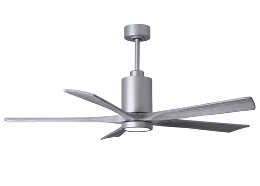 Matthews Fan Company - PA5-BN-BW-60 - 60``Ceiling Fan - Patricia - Brushed Nickel