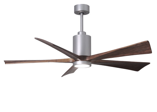 Matthews Fan Company - PA5-BN-WA-60 - 60``Ceiling Fan - Patricia - Brushed Nickel