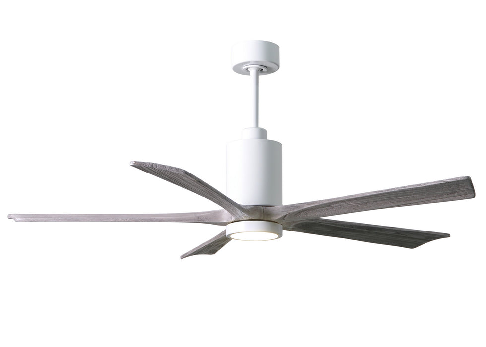 Matthews Fan Company - PA5-WH-BW-60 - 60``Ceiling Fan - Patricia - Gloss White