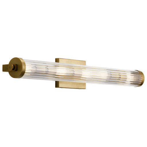 Kichler - 45650NBR - Five Light Linear Bath - Azores - Natural Brass