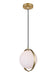 CWI Lighting - 1153P10-1-169 - LED Mini Pendant - Da Vinci - Brass