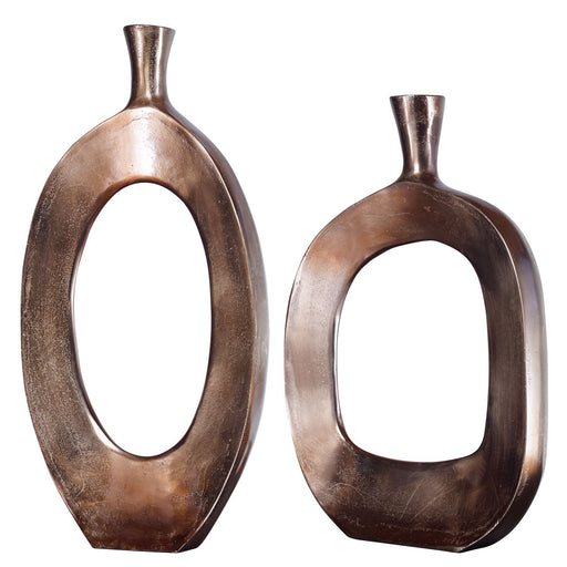 Uttermost - 18965 - Vases, S/2 - Kyler - Bronze