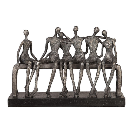 Uttermost - 18991 - Figurine - Camaraderie - Aged Silver