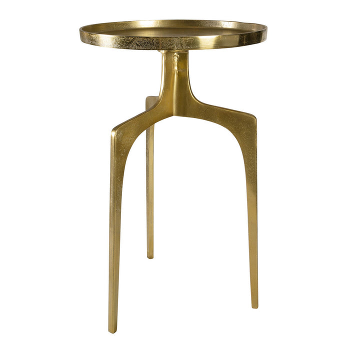 Uttermost - 25053 - Accent Table - Kenna - Textured Soft Gold