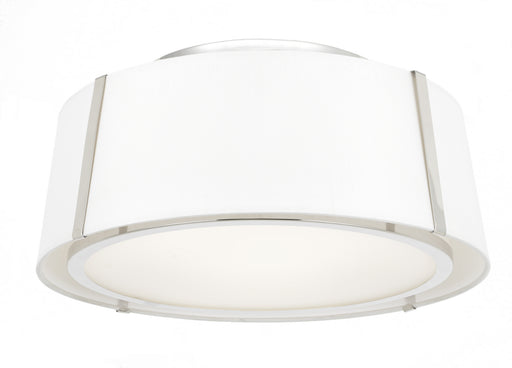 Crystorama - FUL-905-PN - Three Light Ceiling Mount - Fulton - Polished Nickel