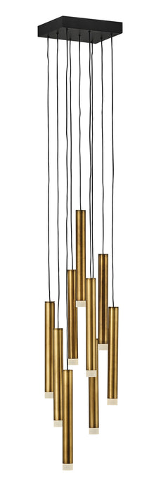 Fredrick Ramond - FR49906HBR - LED Pendant - Harmony - Heritage Brass