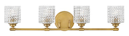 Hinkley - 5044HB - Four Light Bath - Elle - Heritage Brass
