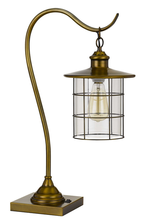 Cal Lighting - BO-2668DK-BAB - One Light Desk Lamp - Silverton - Rubbed Antiqued Brass