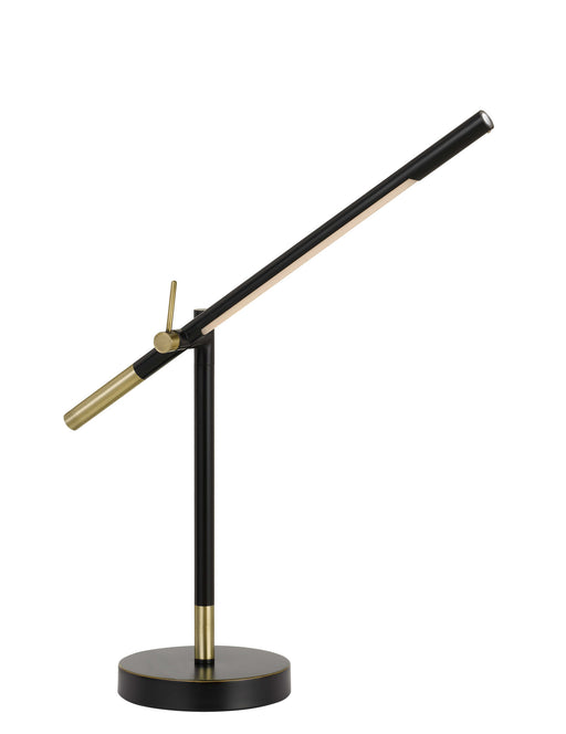 Cal Lighting - BO-2843DK - LED Desk Lamp - Virton - Black/Antique Brass
