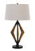 Cal Lighting - BO-2856TB - One Light Table Lamp - Valence - Black/Wood