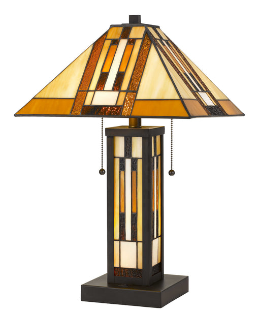 Cal Lighting - BO-2902TB - Two Light Table Lamp - Tiffany - Dark Bronze