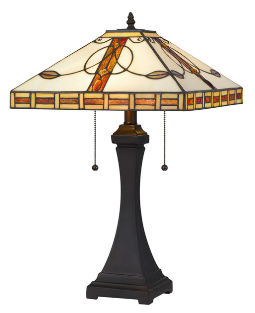 Cal Lighting - BO-2903TB - Two Light Table Lamp - Tiffany - Dark Bronze