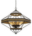 Cal Lighting - FX-3702-9 - Nine Light Chandelier - Alicante - Wood/Black