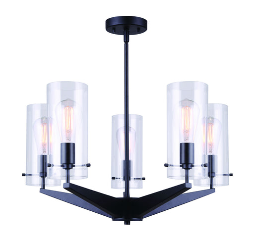 Canarm - ICH759A05BK - Five Light Chandelier - Black