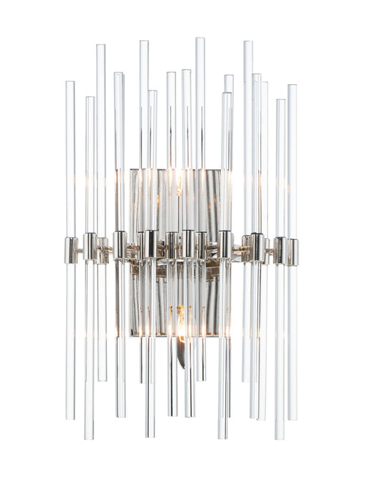 Maxim - 38409CLPN - Two Light Wall Sconce - Divine - Polished Nickel