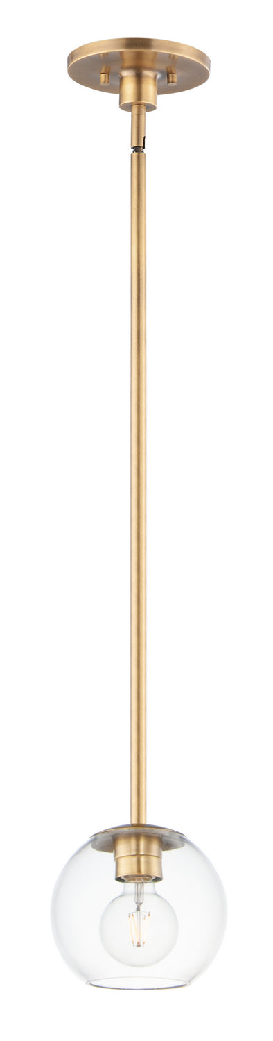 Maxim - 98410CLNAB - One Light Pendant - Branch - Natural Aged Brass