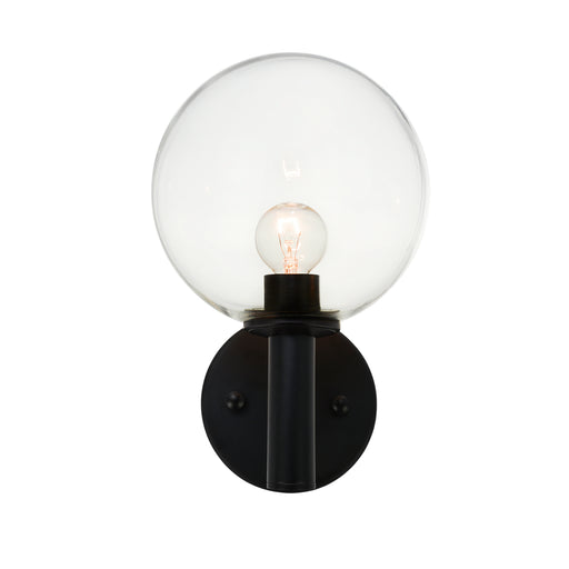 Matteo Lighting - S06001BKCL - One Light Wall Sconce - Cosmo - Black