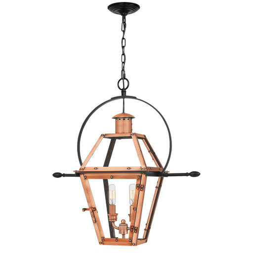 Quoizel - RO1911AC - Two Light Outdoor Hanging Lantern - Rue De Royal - Aged Copper