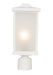 Craftmade - ZA2415-TW - One Light Post Mount - Resilience Lanterns - Matte White