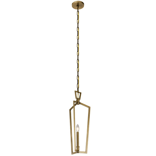 Kichler - 43497NBR - One Light Mini Pendant - Abbotswell - Natural Brass