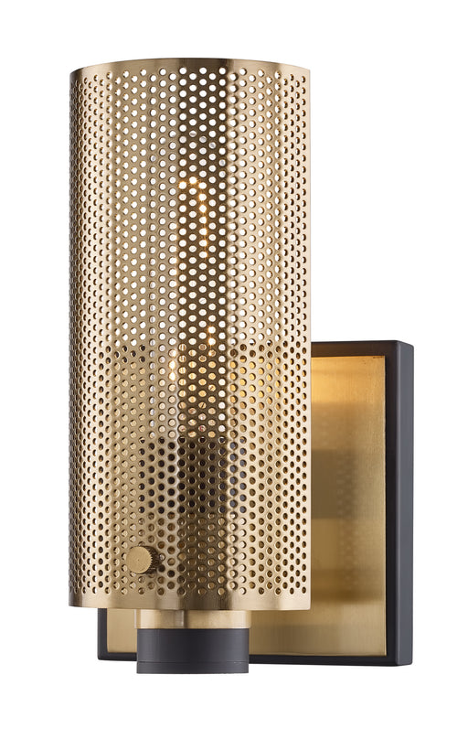 Troy Lighting - B6871 - One Light Wall Sconce - Pilsen - Modern Bronze And Aged Brass