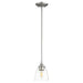Quorum - 3059-265 - One Light Pendant - Enclave - Satin Nickel w/ Clear/Seeded