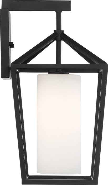 Nuvo Lighting - 60-6591 - One Light Outdoor Lantern - Hopewell - Matte Black