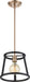 Nuvo Lighting - 60-6641 - One Light Mini Pendant - Chassis - Copper Brushed Brass / Matte Black