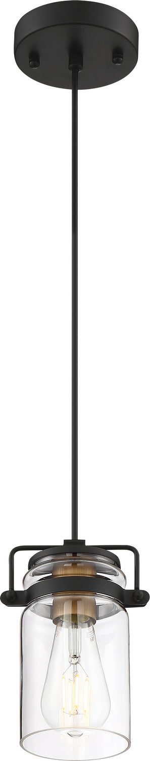 Nuvo Lighting - 60-6733 - One Light Mini Pendant - Antebellum - Black