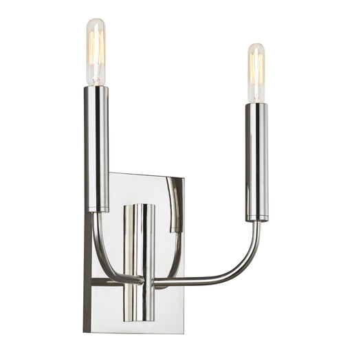 Generation Lighting - EW1002PN - Two Light Wall Sconce - Brianna - Polished Nickel