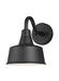 Generation Lighting - 8537401-12/T - One Light Outdoor Wall Lantern - Barn Light - Black