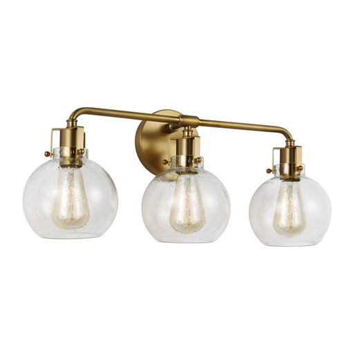 Generation Lighting - VS24403BBS - Three Light Vanity - Clara - Burnished Brass