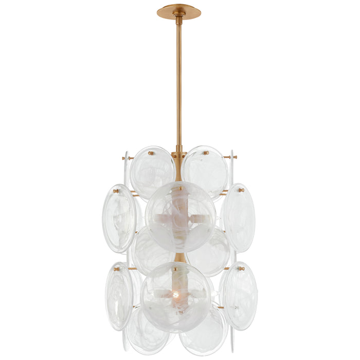 Visual Comfort - ARN 5451G-WSG - Six Light Chandelier - Loire - Gild