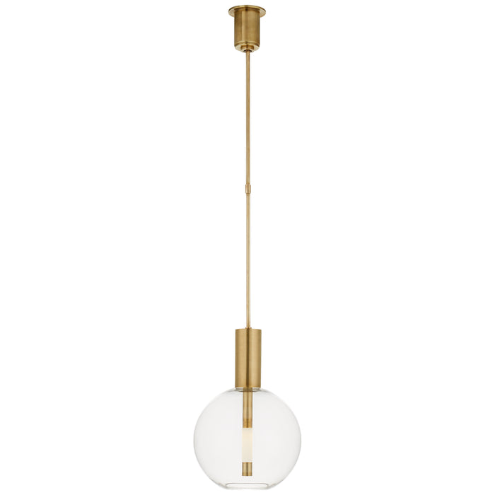 Visual Comfort - KW 5131AB - LED Pendant - Nye - Antique-Burnished Brass
