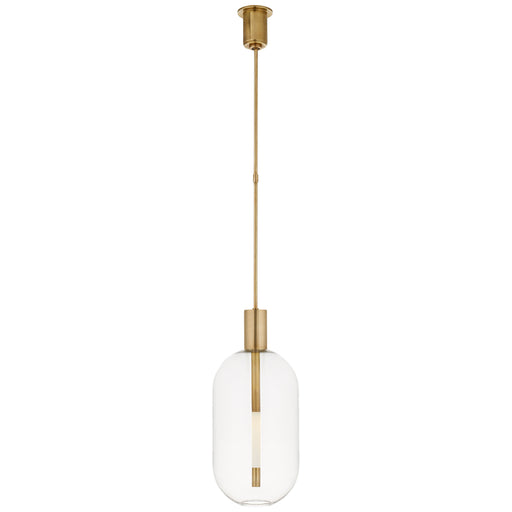 Visual Comfort - KW 5132AB - LED Pendant - Nye - Antique-Burnished Brass
