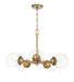Designers Fountain - 95985-BG - Five Light Chandelier - Knoll - Brushed Gold