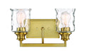 Designers Fountain - 96302-BG - Two Light Bath Bar - Drake - Brushed Gold