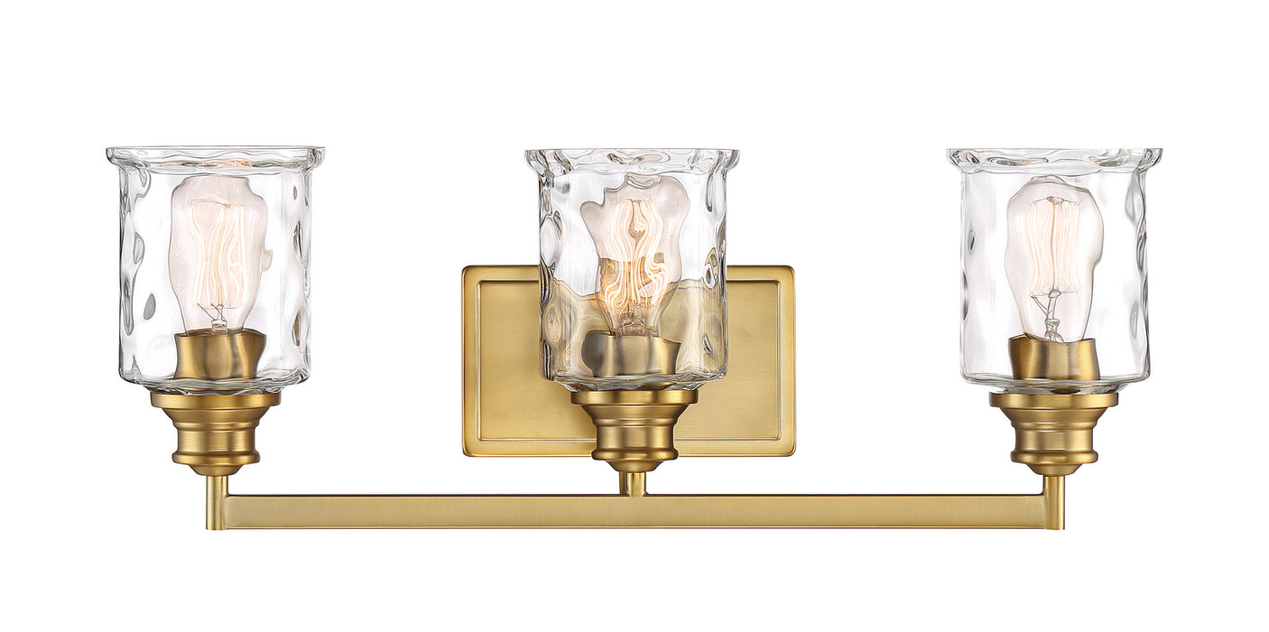 Designers Fountain - 96303-BG - Three Light Bath Bar - Drake - Brushed Gold