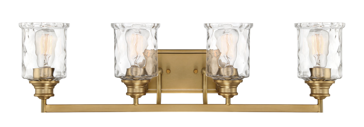 Designers Fountain - 96304-BG - Four Light Bath Bar - Drake - Brushed Gold