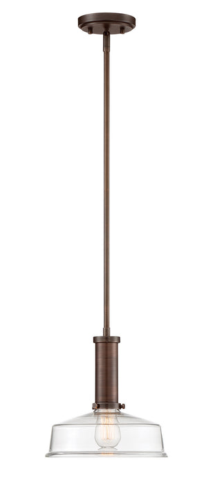 Designers Fountain - 96532-SCB - One Light Pendant - Carson - Satin Copper Bronze